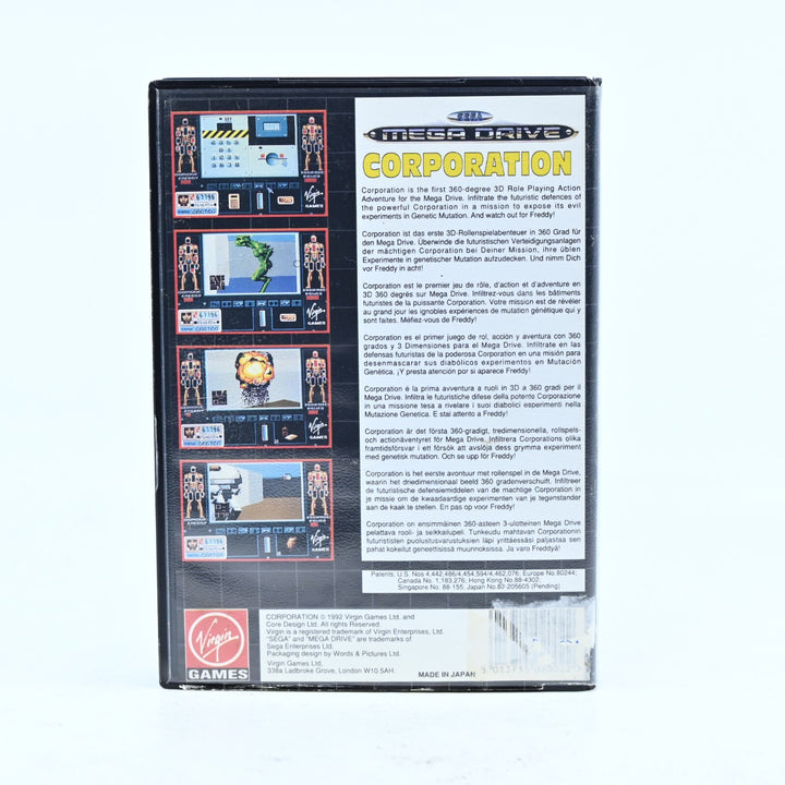 Corporation - Sega Mega Drive Game + Manual - PAL - FREE POST!