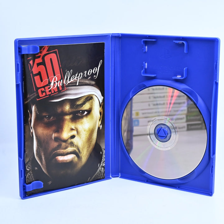 50 Cent Bulletproof - Sony Playstation 2 / PS2 Game + Manual - PAL - NM DISC!