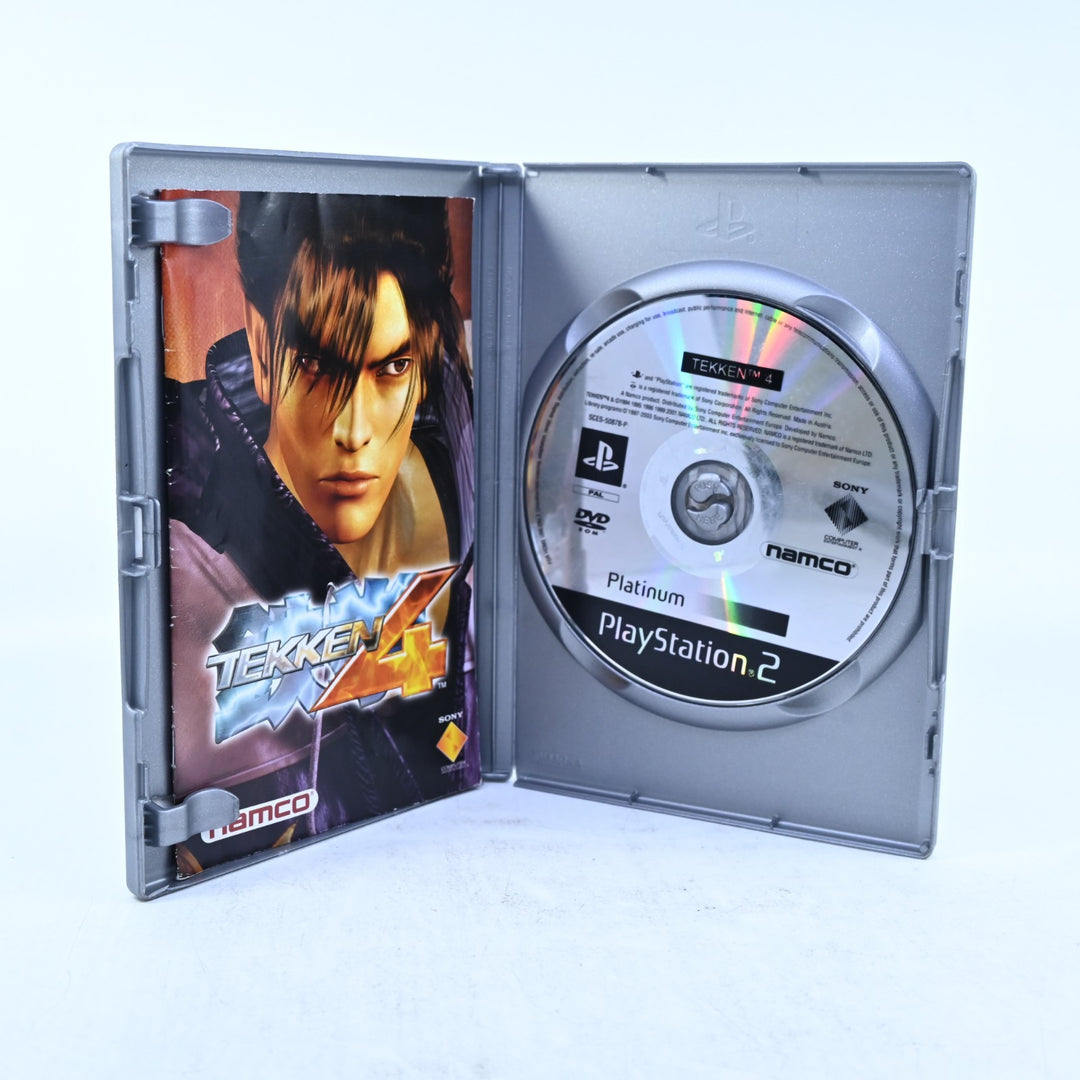 Tekken 4 - Sony Playstation 2 / PS2 Game + Manual - PAL - MINT DISC!