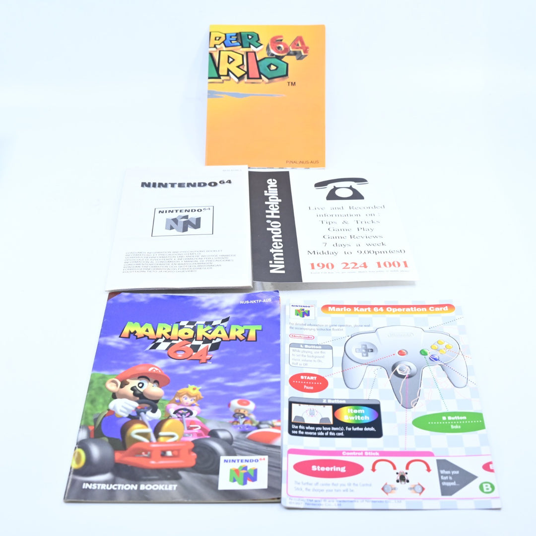 Mario Kart 64 - N64 / Nintendo 64 Boxed Game - PAL - FREE POST!