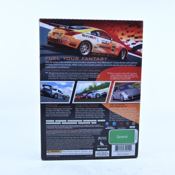 Forza Motorsport 2 Limited Collector's Edition - Xbox 360 Game + Manual - PAL