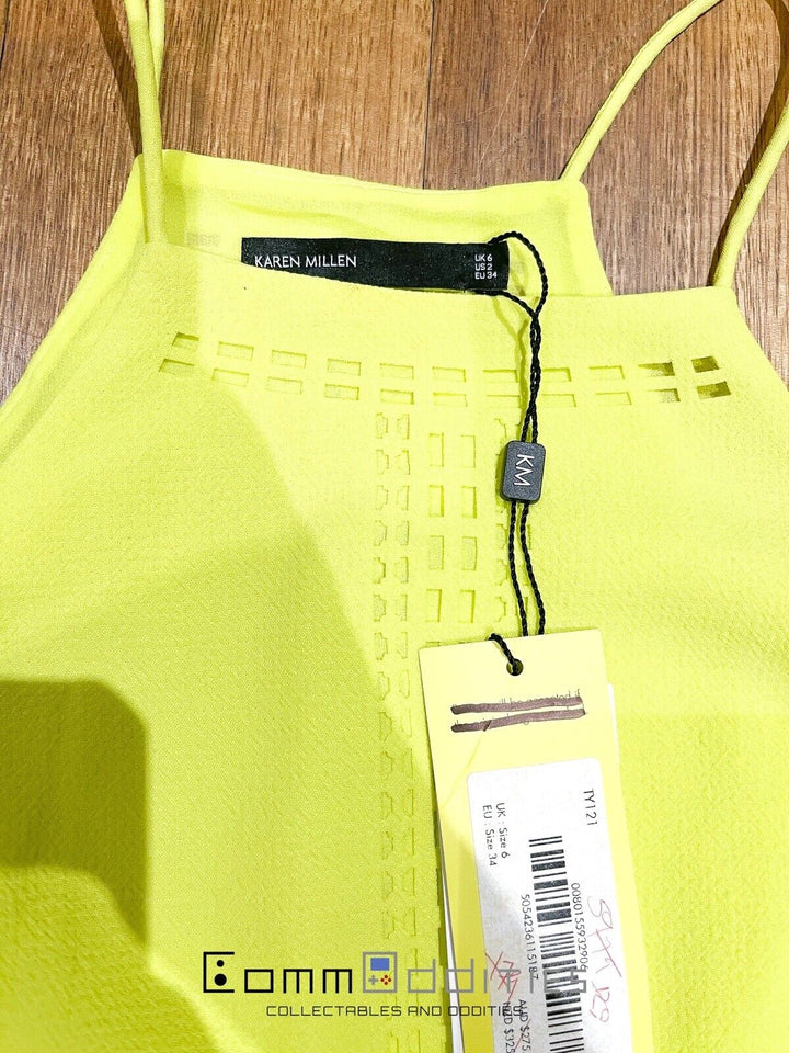 NEW! Karen Millen Sleeveless Top / Blouse with Tags Size 6 RRP $275 - FREE POST!