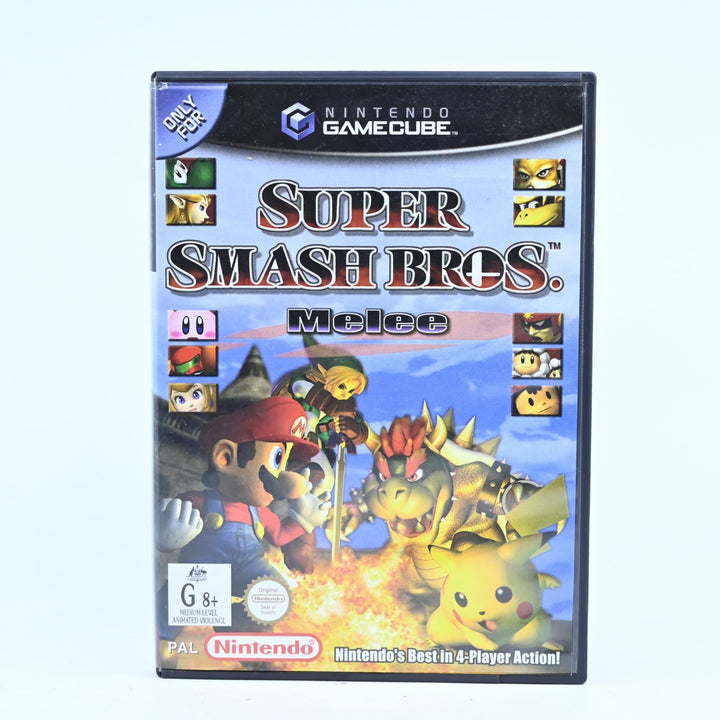 Super Smash Bros. Melee - Nintendo Gamecube Game + Manual - PAL - FREE POST!