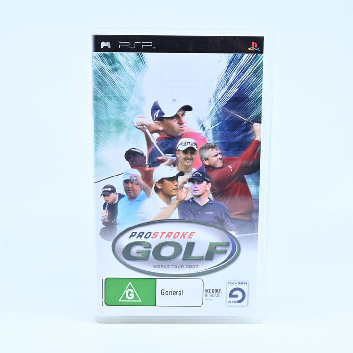 ProStroke Golf World Tour 2007 - Sony PSP Game + Manual - FREE POST!