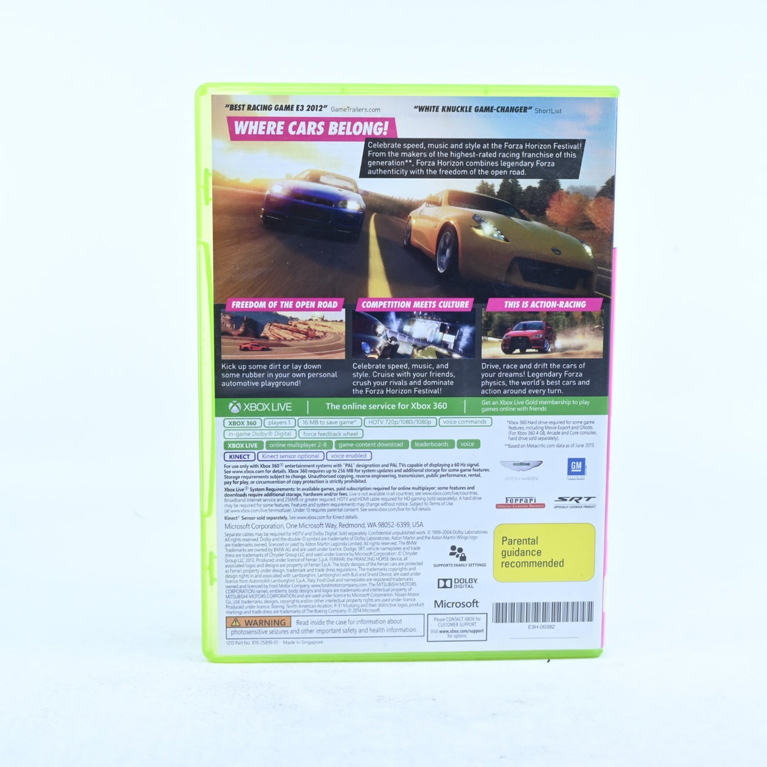 Forza Horizon - Xbox 360 Game - PAL - MINT DISC!