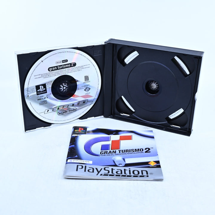 Gran Turismo 2 - Sony Playstation 1 / PS1 Game + Manual - PAL - MINT DISC!