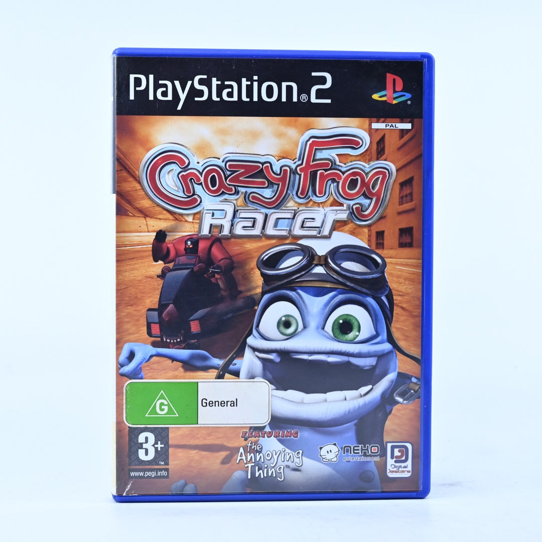 Crazy Frog Racer - Sony Playstation 2 / PS2 Game + Manual - PAL - MINT DISC!