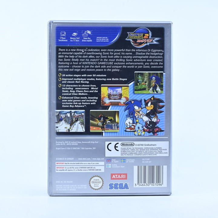 Sonic Adventure 2 Battle - Nintendo Gamecube Game + Manual - PAL - FREE POST!