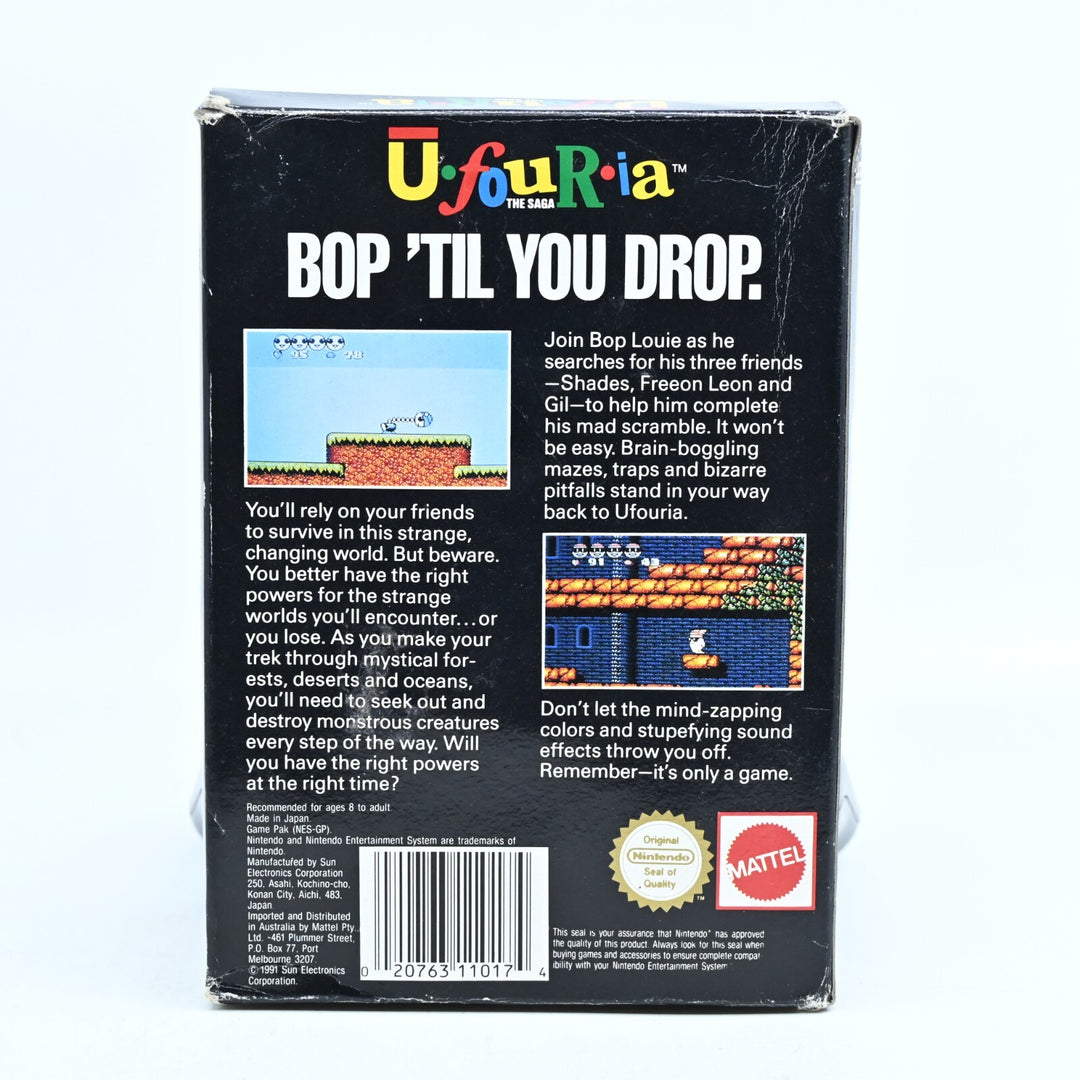 Ufouria / U.four.ia - Nintendo Entertainment System / NES Boxed Game - PAL