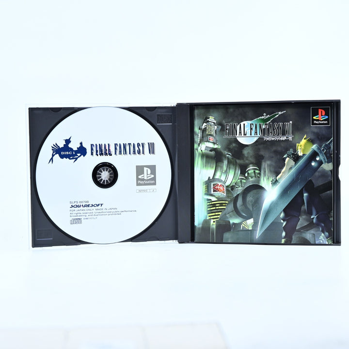 Final Fantasy VII - Japanese - Sony Playstation 1 / PS1 Game + Manual - NTSC-J