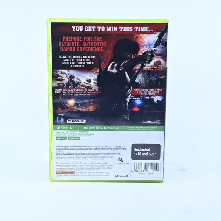 Rambo The Video Game - Xbox 360 Game + Manual - PAL - MINT DISC!