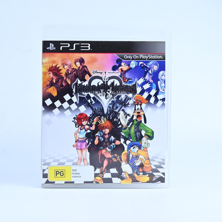Kingdom Hearts HD 1.5 ReMix - Sony Playstation 3 / PS3 Game + Manual