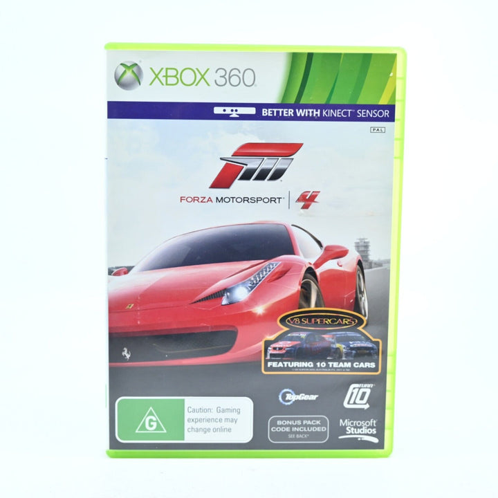 Forza Motorsport 4 - No Manual - Xbox 360 Game - PAL - MINT DISC!