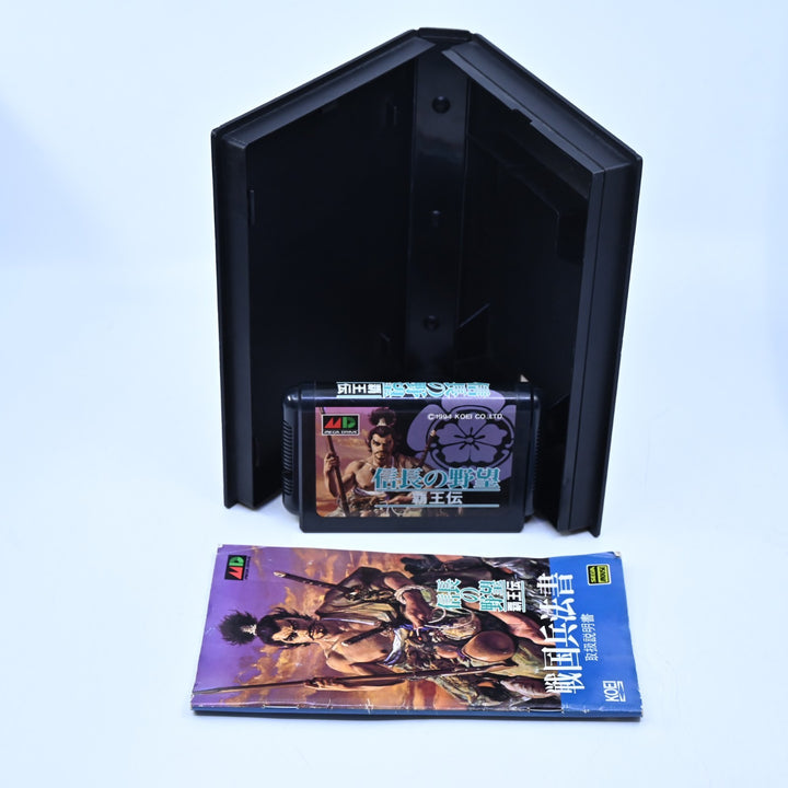 Nobunaga no Yabou: Haouden - Sega Mega Drive Game + Manual - NTSC-J