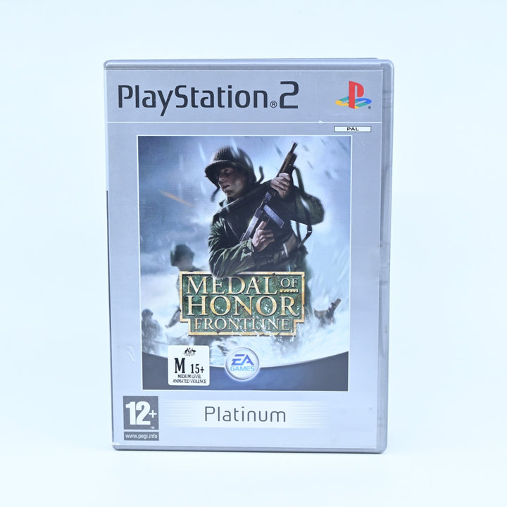 Medal of Honor Frontline - Sony Playstation 2 / PS2 Game + Manual - PAL