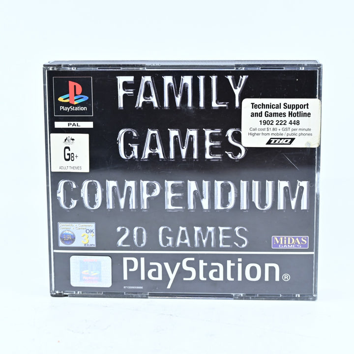 Family Games Compendium - Sony Playstation 1 / PS1 Game + Manual - PAL