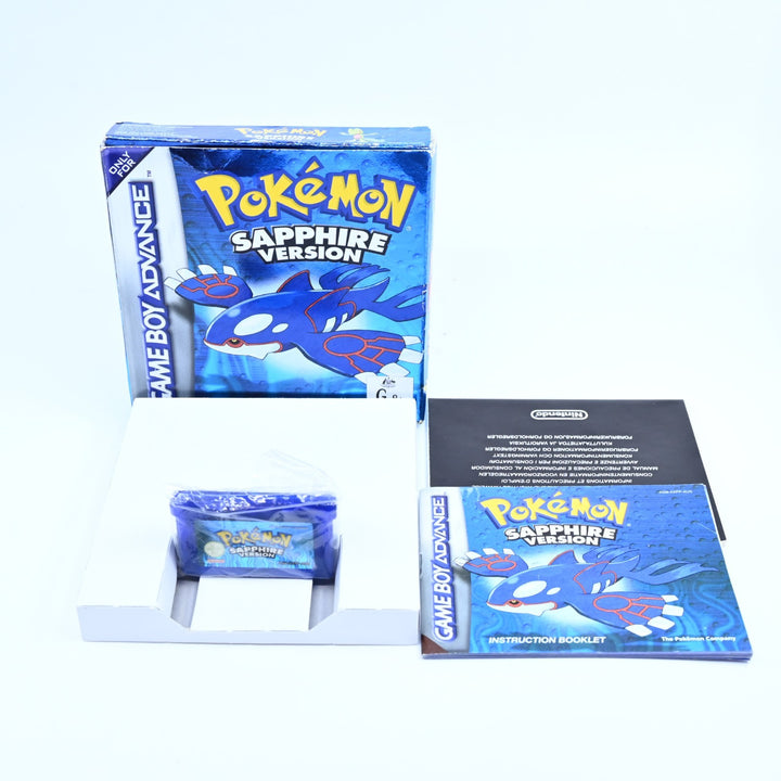 Pokemon Sapphire Version - Nintendo Gameboy Advance / GBA Boxed Game - PAL