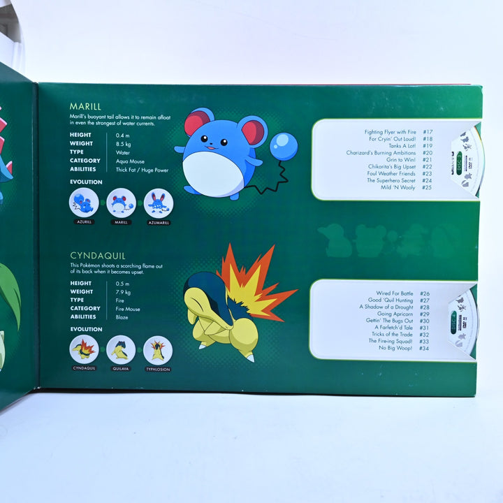 Pokemon Johto Collection Pokedex Book - 18 Discs - Region 4 - Anime DVD
