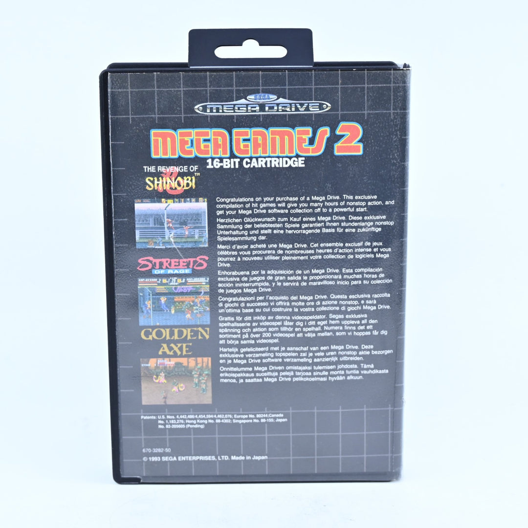 Mega Games 2 - Sega Mega Drive Game - No Manual - PAL - FREE POST!