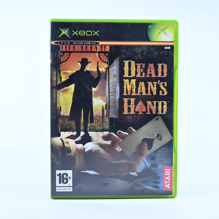 Dead Man's Hand - Original Xbox Game + Manual - PAL - MINT DISC!