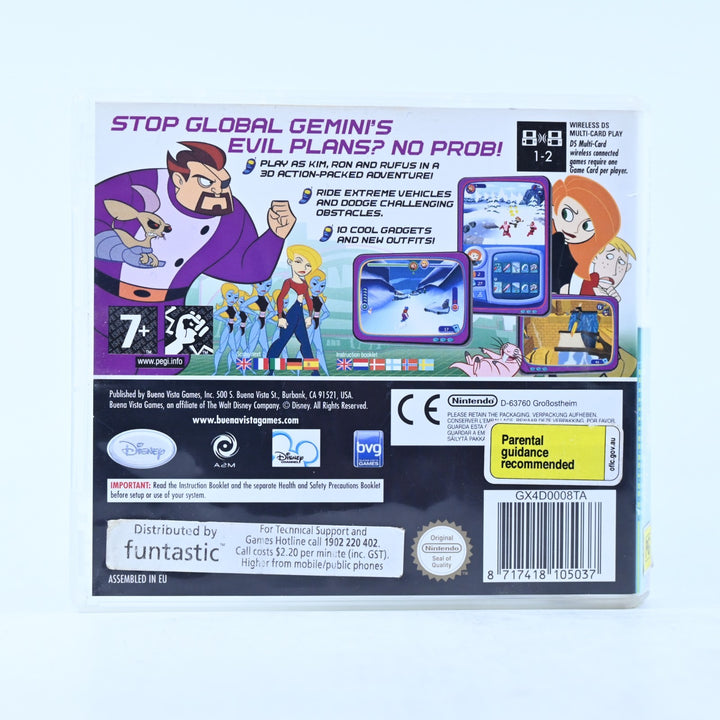 Kim Possible Global Gemini - Nintendo DS Game - PAL + Manual - FREE POST!