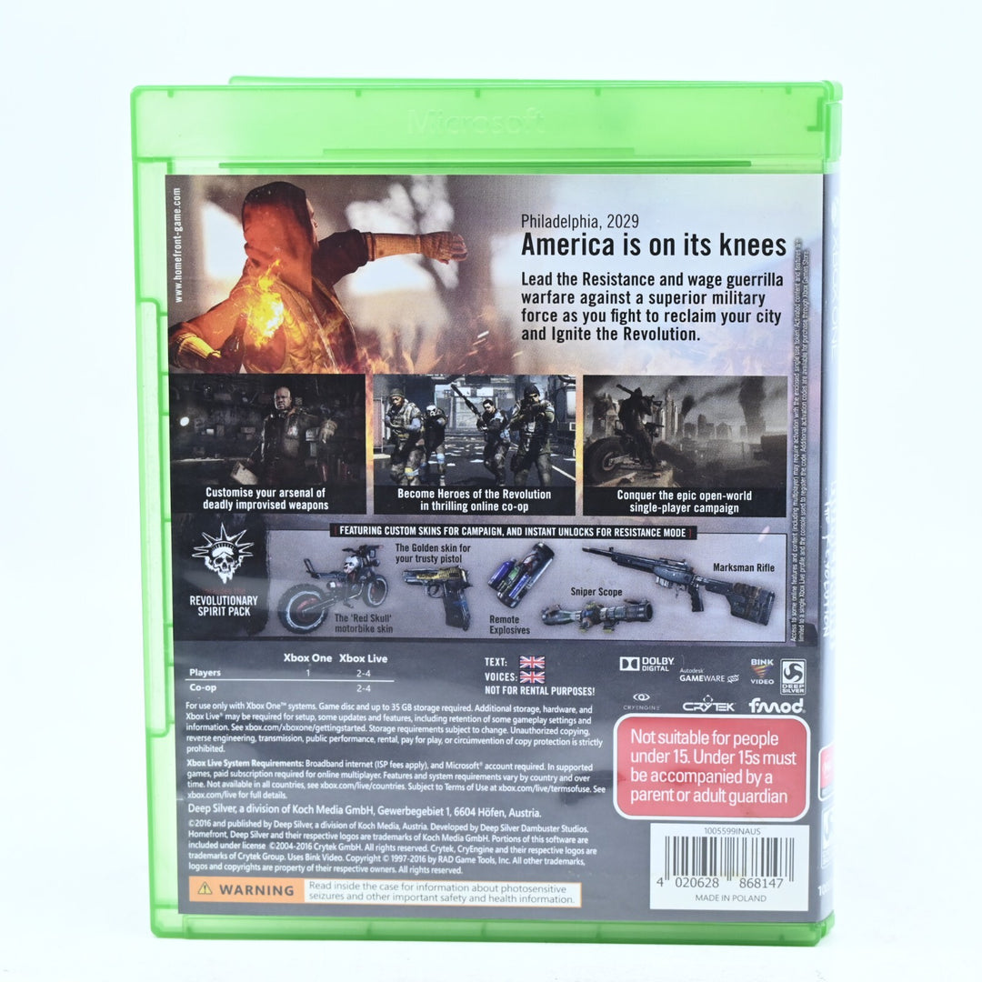 Homefront: The Revolution - Xbox One Game - PAL - FREE POST!