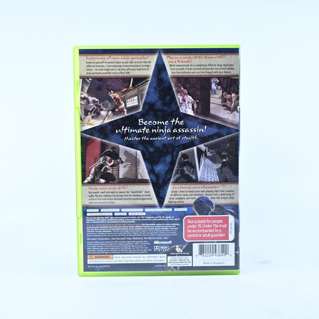 Tenchu Z - Xbox 360 Game + Manual - PAL - MINT DISC!