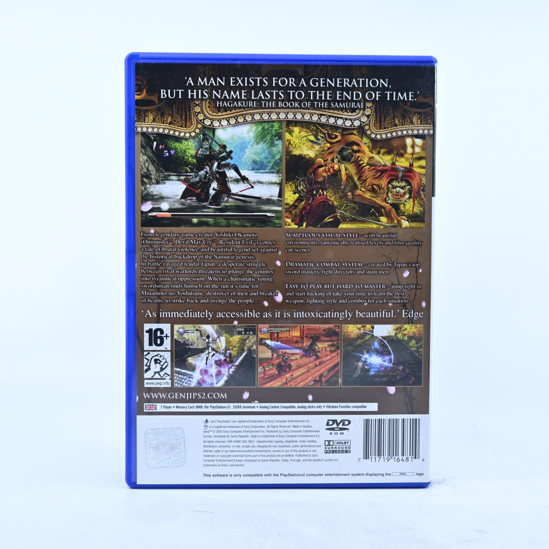 Genji - Sony Playstation 2 / PS2 Game + Manual - PAL - MINT DISC!