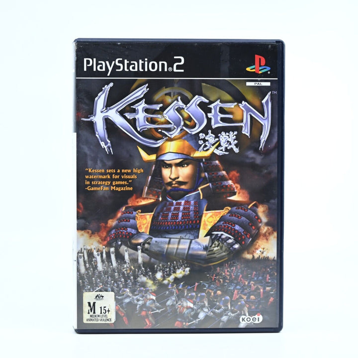 Kessen - Sony Playstation 2 / PS2 Game - No Manual - PAL - FREE POST!