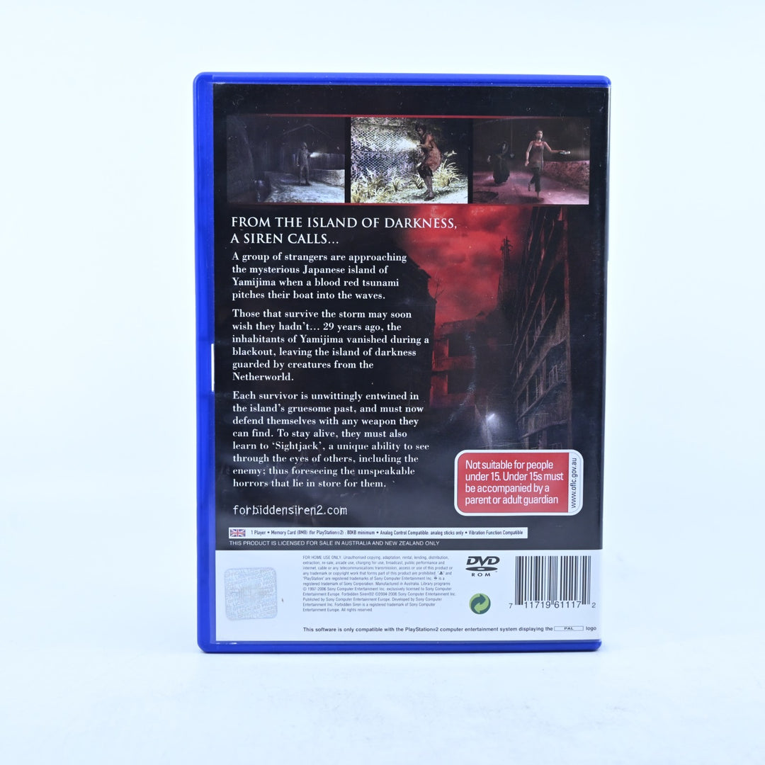 Forbidden Siren 2 - Sony Playstation 2 / PS2 Game + Manual - PAL