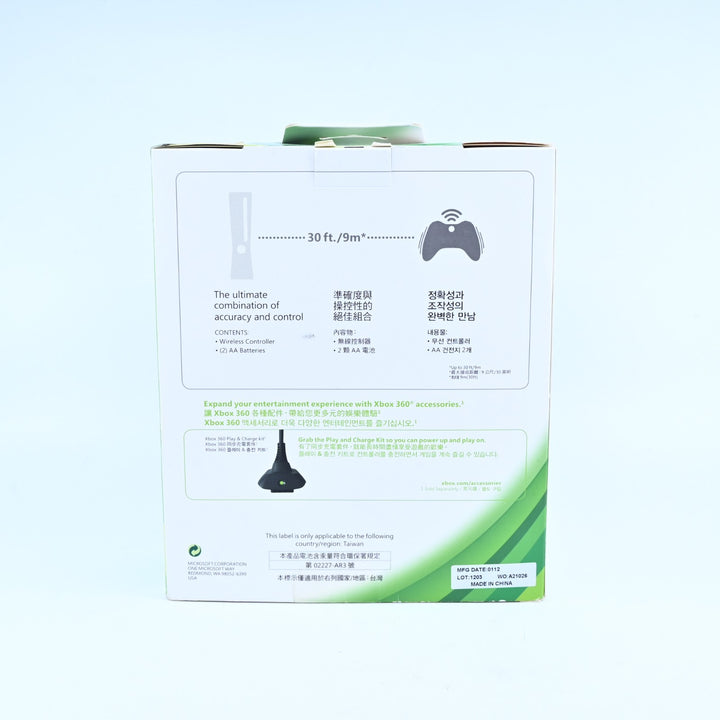 Microsoft Xbox 360 Black Wireless Controller - Xbox 360 Accessory