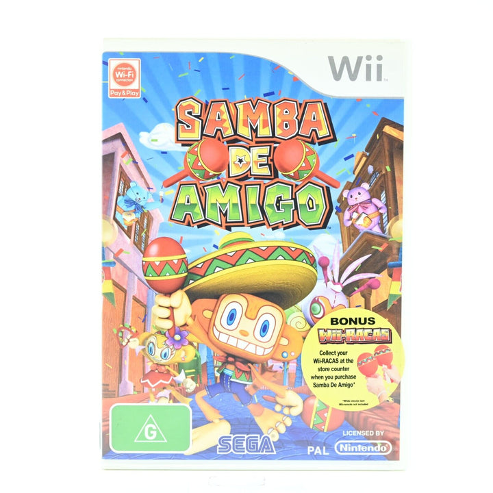 Samba de Amigo - Nintendo Wii Game - PAL - FREE POST!