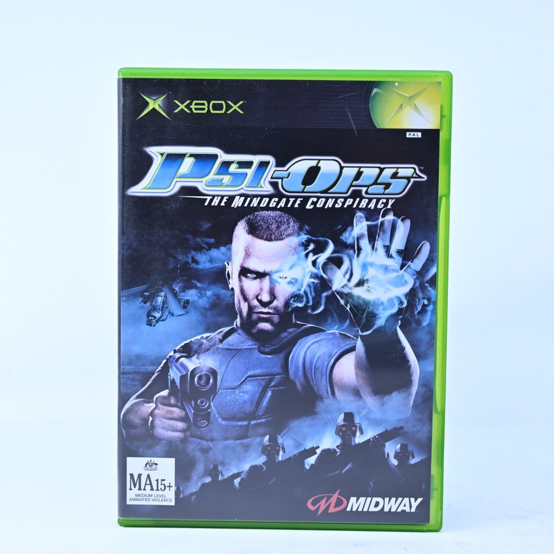 Psi-Ops: The Mindgate Conspiracy - Original Xbox Game + Manual - PAL