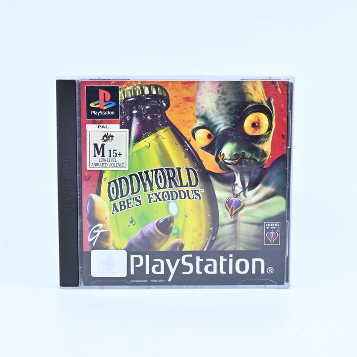 Oddworld: Abe's Exoddus - Sony Playstation 1 / PS1 Game + Manual - MINT DISC!
