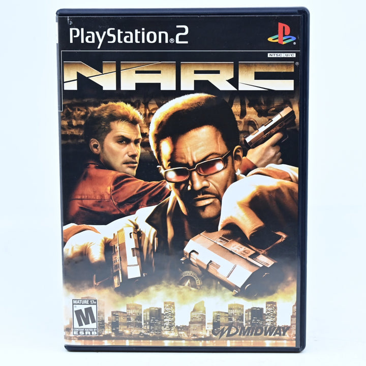 NARC - Sony Playstation 2 / PS2 Game + Manual - NTSC-U - MINT DISC!