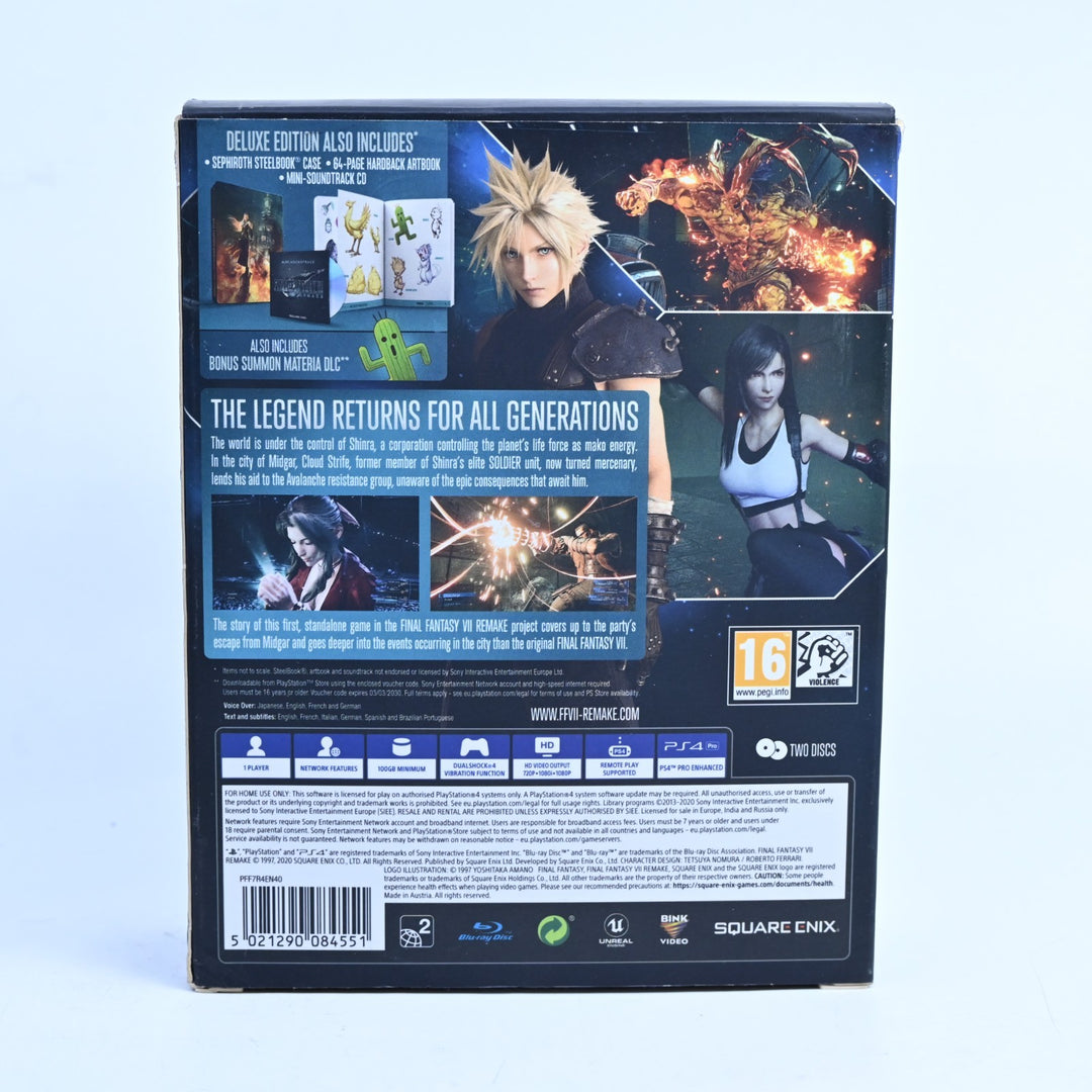 Final Fantasy VII Remake - Deluxe Edition - Sony Playstation 4 / PS4 Game
