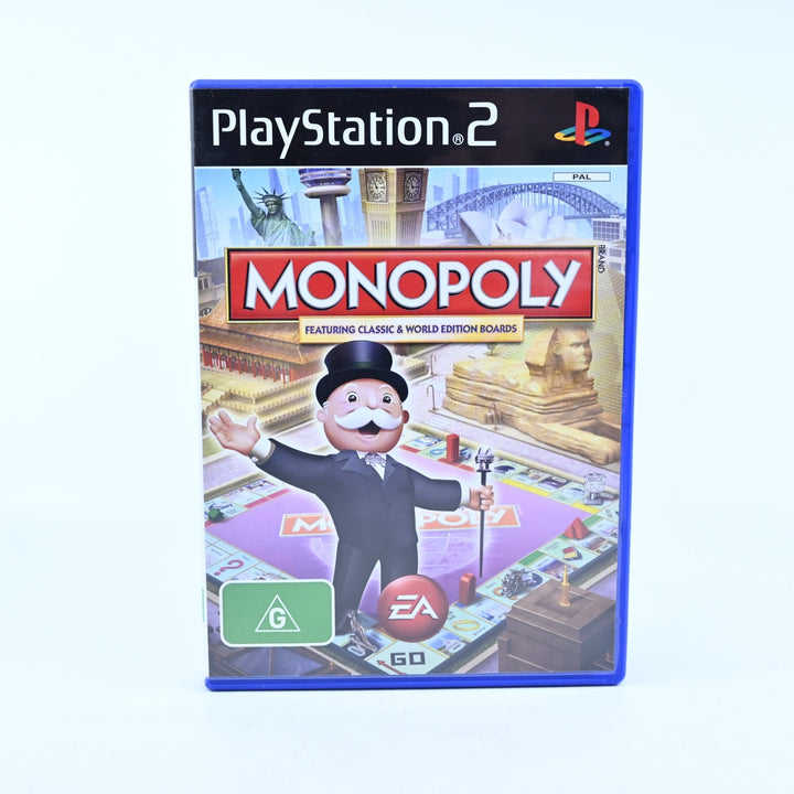 Monopoly - Sony Playstation 2 / PS2 Game + Manual - PAL - MINT DISC!