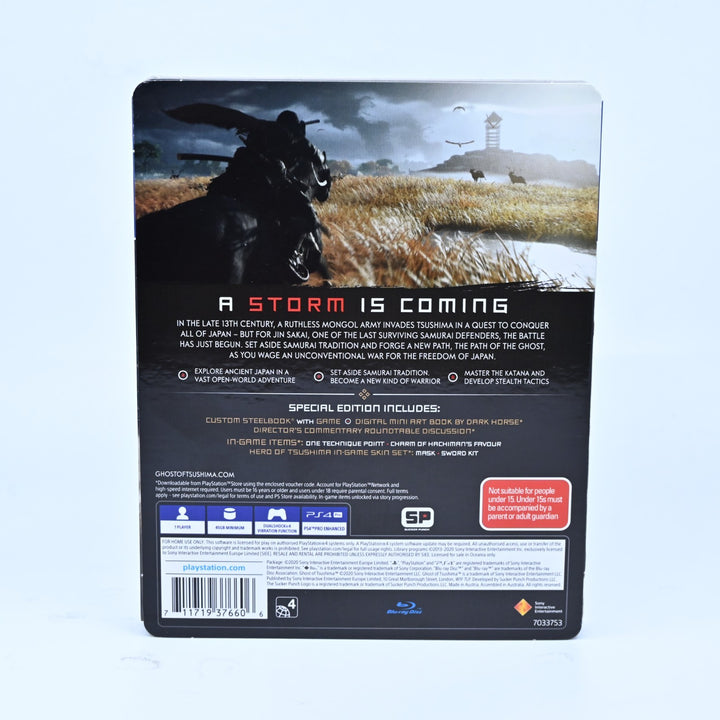 Ghost of Tsushima Special Edition + Steelbook - NO GAME included - PS4 Game