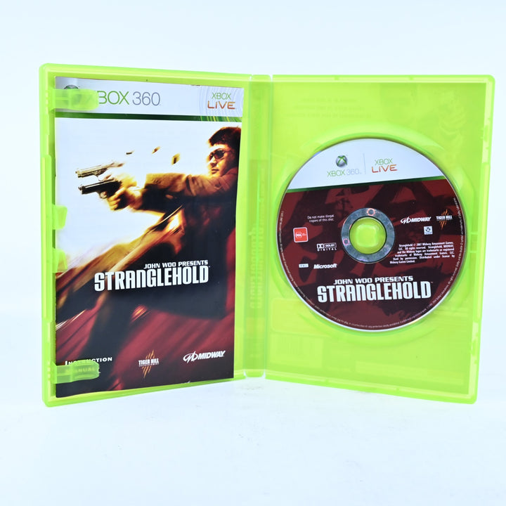 John Woo Presents: Stranglehold - Xbox 360 Game + Manual - PAL - MINT DISC!