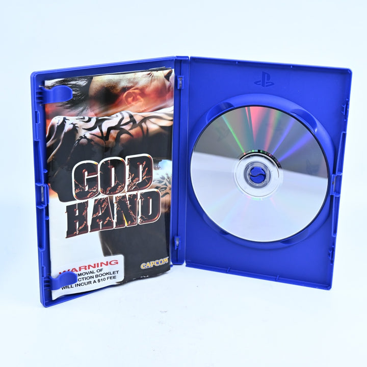 God Hand - Sony Playstation 2 / PS2 Game + Manual - PAL - MINT DISC!