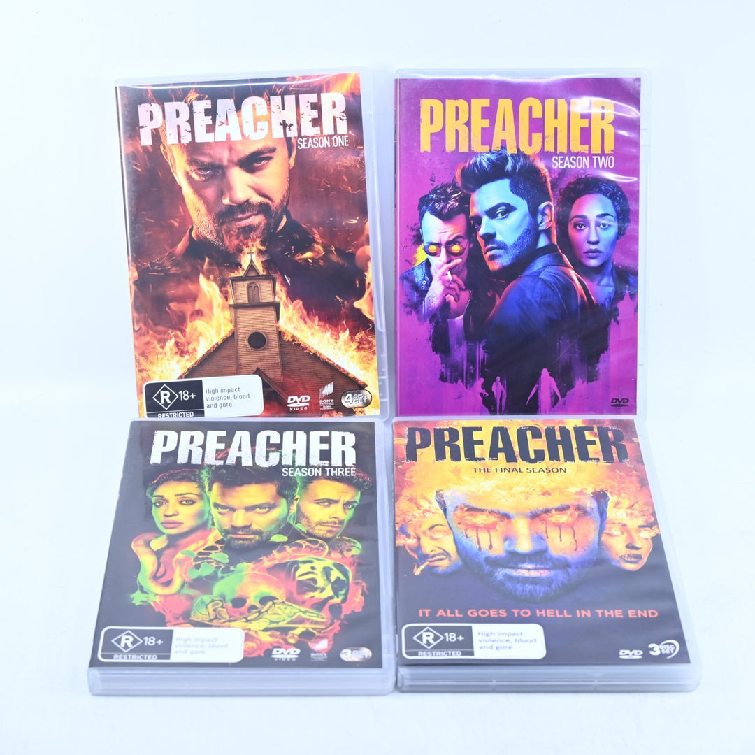 Preacher - Complete Seasons 1-4 - Regions 1 & 4 - DVD