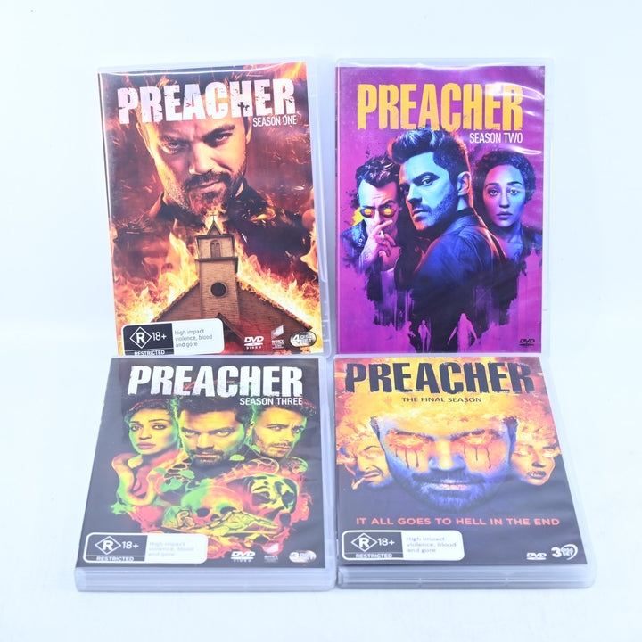 Preacher - Complete Seasons 1-4 - Regions 1 & 4 - DVD