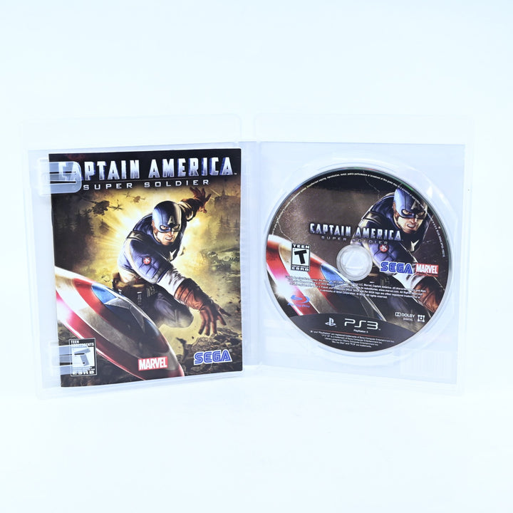 Captain America: Super Soldier - Sony Playstation 3 / PS3 Game + Manual
