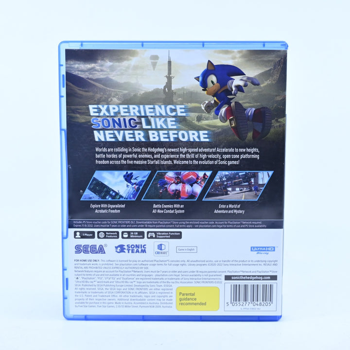 Sonic Frontiers - Sony Playstation 5 / PS5 Game - MINT DISC!