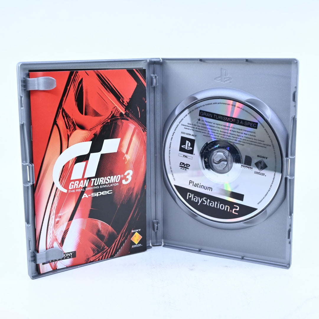 Gran Turismo 3 A-spec - Sony Playstation 2 / PS2 Game + Manual