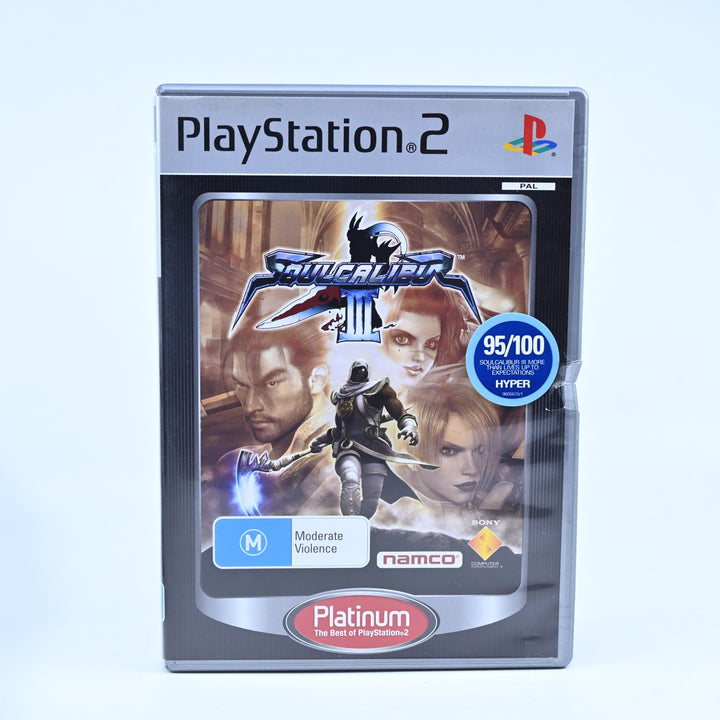 SoulCalibur III - Sony Playstation 2 / PS2 Game + Manual - PAL - Soul Calibur