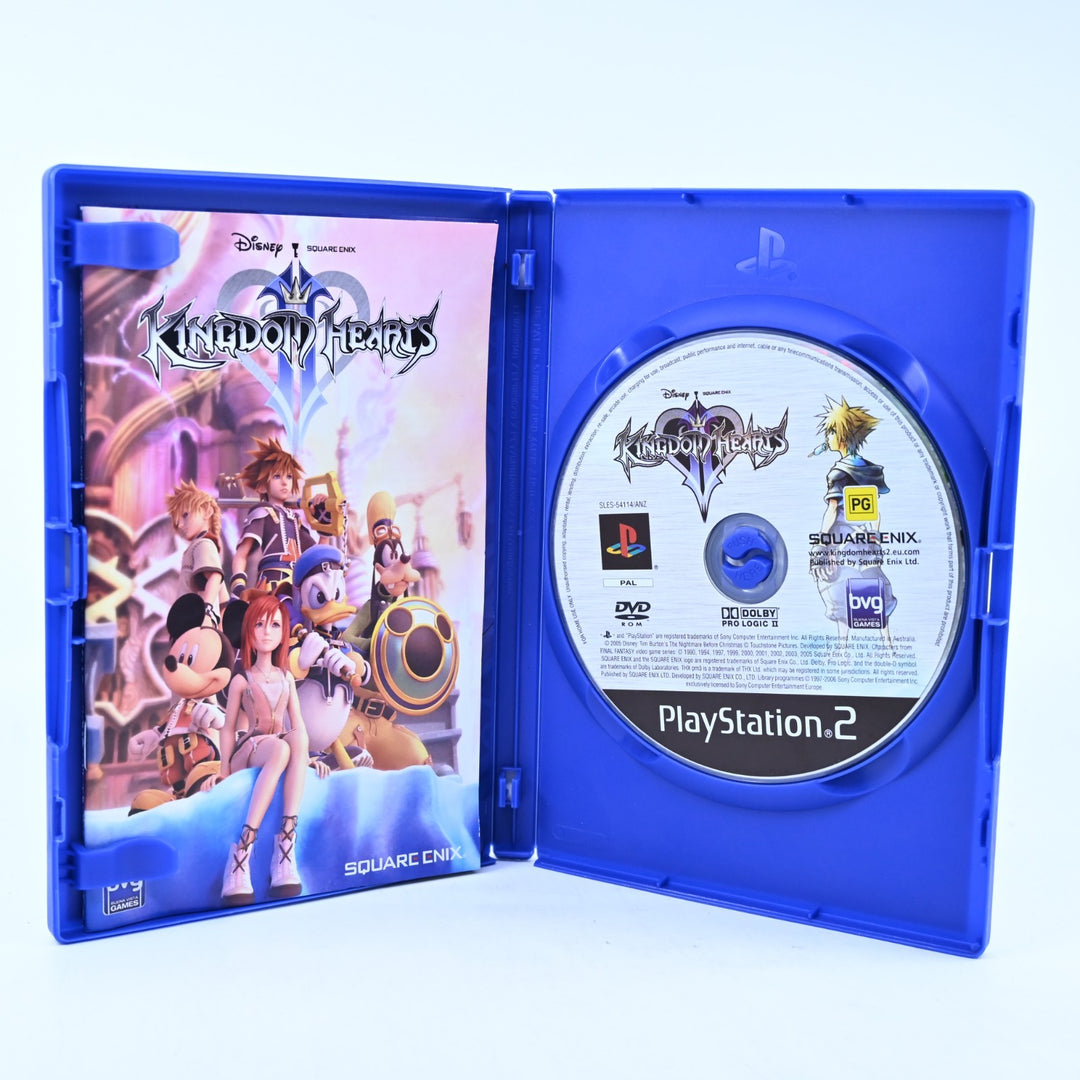 Kingdom Hearts II - Sony Playstation 2 / PS2 Game + Manual - PAL - MINT DISC!