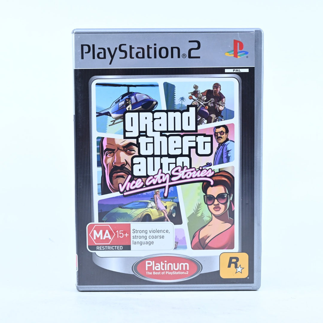 Grand Theft Auto: Vice City Stories Sony Playstation 2/ PS2 Game + Manual + Map