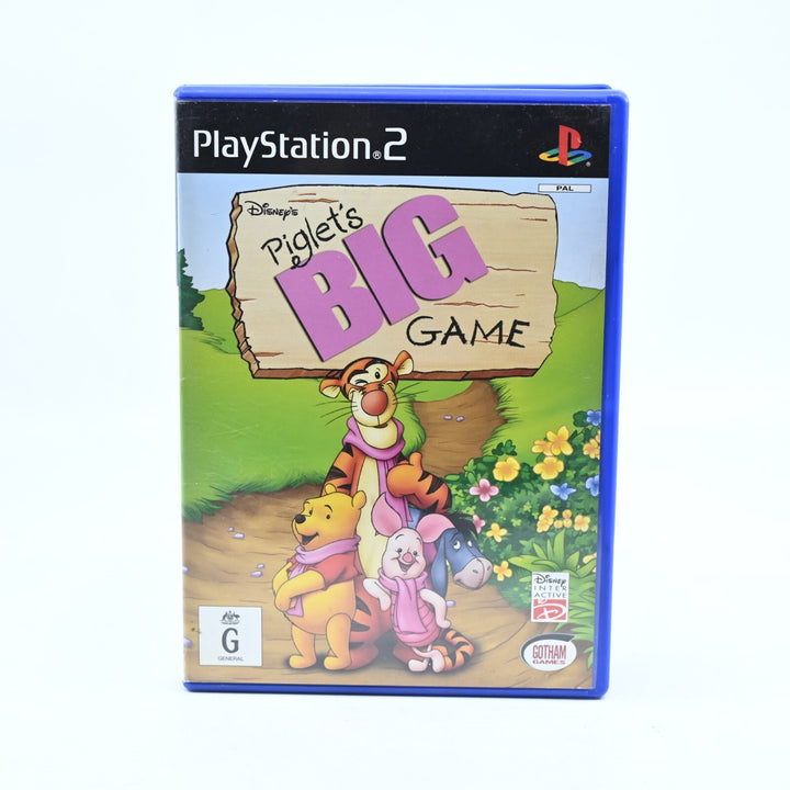 Disney's Piglet's Big Game - Sony Playstation 2/ PS2 Game + Manual PAL MINT DISC