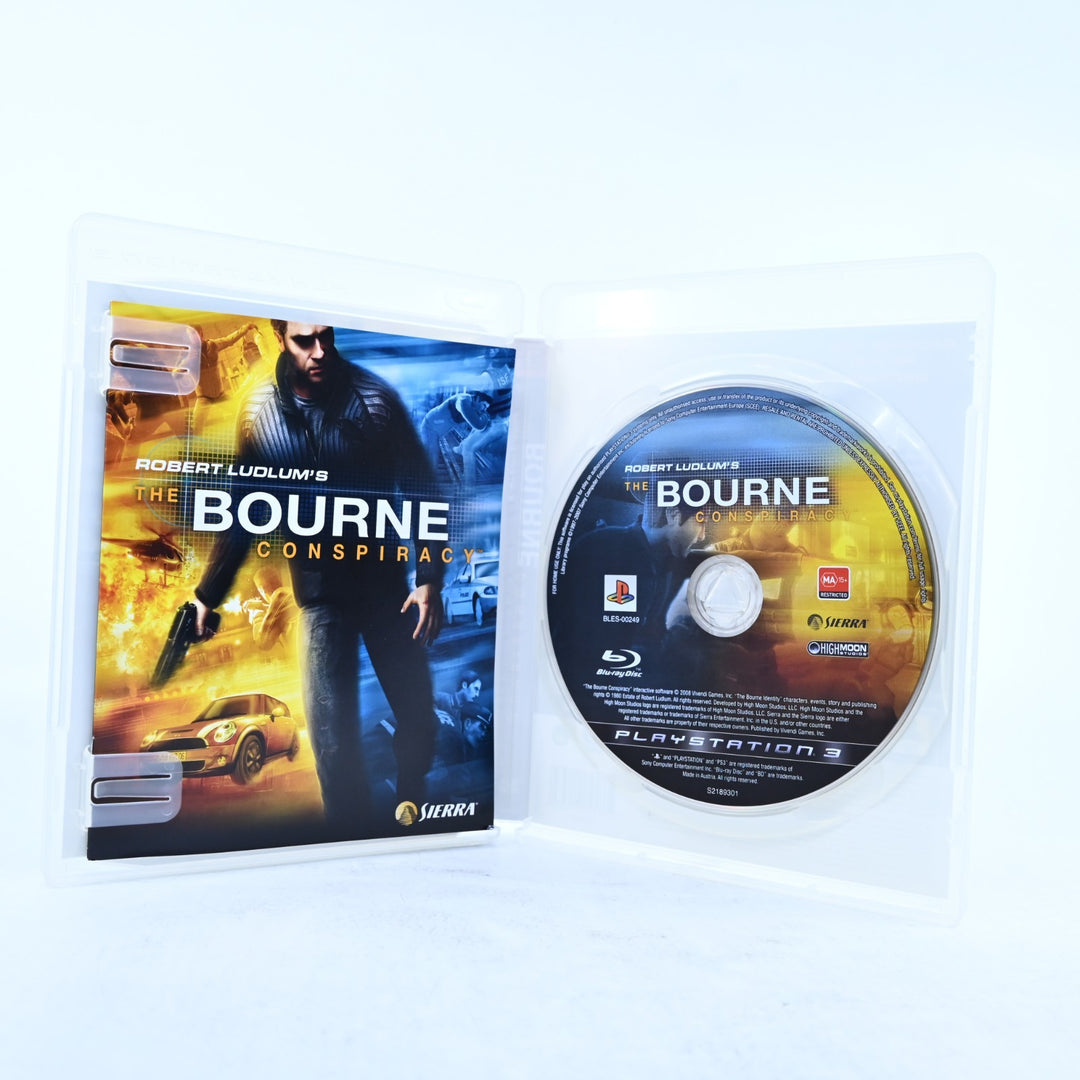 The Bourne Conspiracy - Sony Playstation 3 / PS3 Game + Manual - MINT DISC!